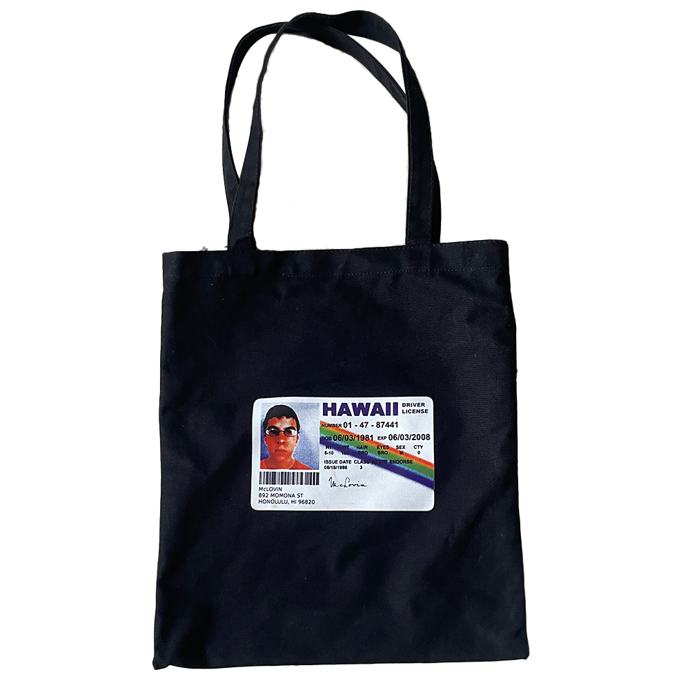 "MCLOVIN" BLACK TOTE